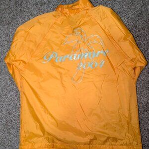Paramore 2004 Yellow Windbreaker Size S NWOT